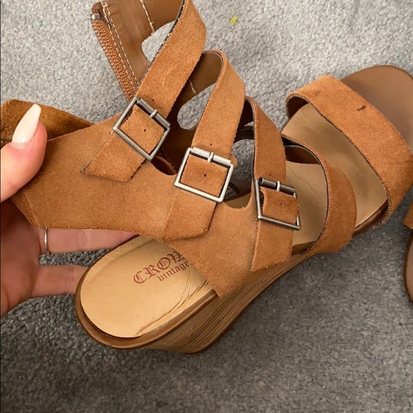 Strapped Wedge Heels - Picture 3 of 5